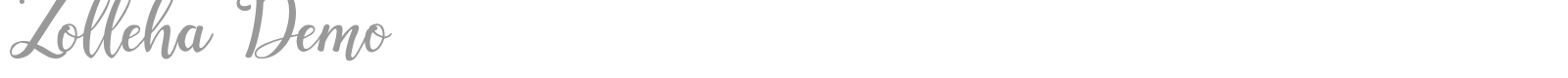 Zolleha font preview